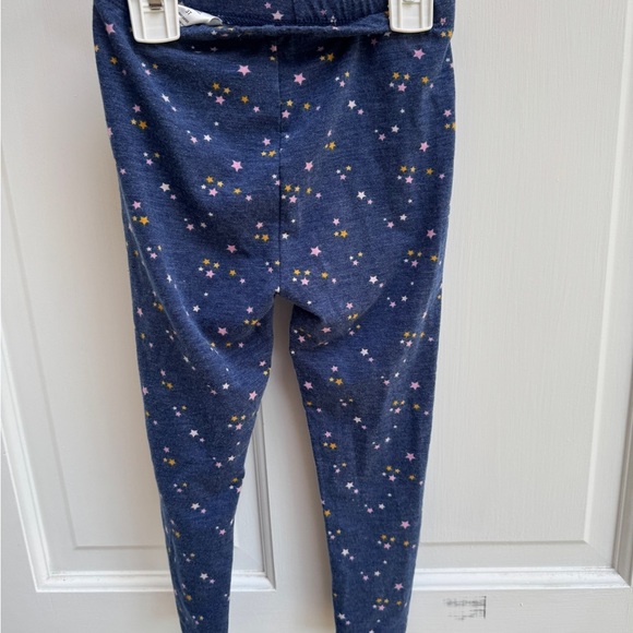 BCBG Girls 3T Girls Star Leggings - Blue and Pink Pants - Picture 4 of 5